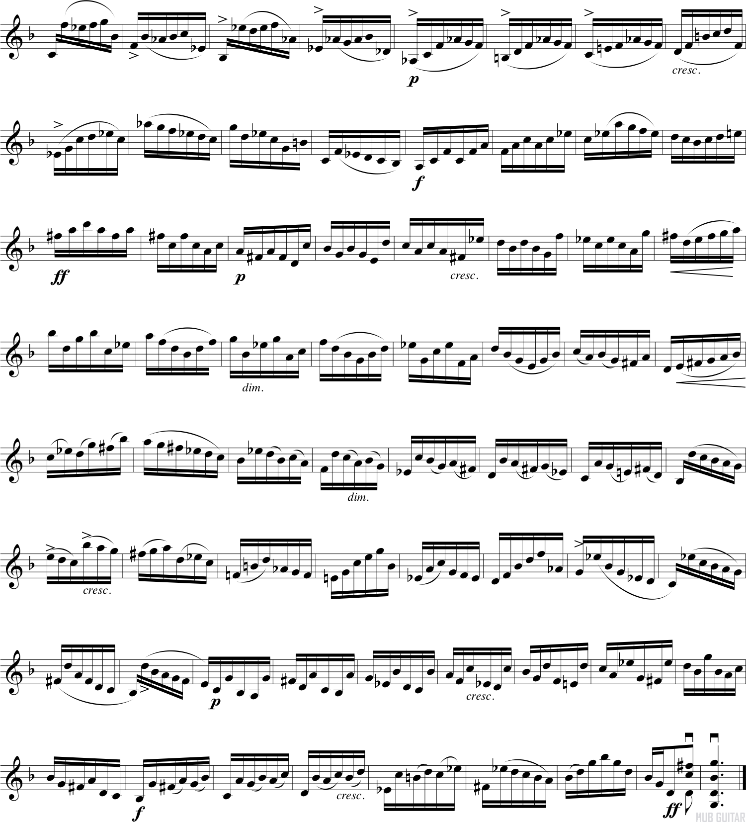 Bach bwv 1001 presto guitar pdf pictures